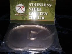 Rothco Stainless Steel Canteen Cup Lid -Sierra Designs Shop 0820211251a