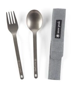 Snow Peak Titanium Fork & Spoon Set -Sierra Designs Shop 1000 208