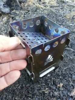 Bushcraft Essentials Bushbox Titanium Outdoor Pocket Stove -Sierra Designs Shop 20150920 181922