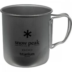 Snow Peak Titanium Single Wall 600 Cup -Sierra Designs Shop 6359