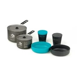 Sea To Summit Alpha 2 Pot Cook Set 2.2 -Sierra Designs Shop Alpha Cookware Set 2 Pots 2 bowls 2 cups 1 jpg copy