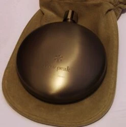 Snow Peak Titanium Curved Flask -Sierra Designs Shop IMGP1203