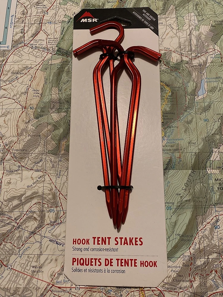 MSR Hook Tent Stakes 14 MSR Hook Tent Stakes - Image 12
