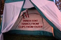 Walrus Cascade Condo -Sierra Designs Shop INNER HANGS BY CLIPS FROM OUTER DSC06811