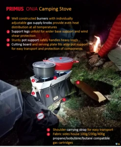 Primus Onja -Sierra Designs Shop ONJA reivew SiriusCamper v2
