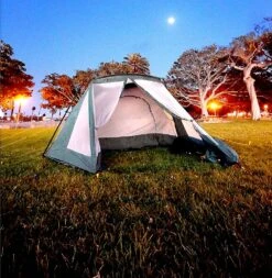 Walrus Cascade Condo -Sierra Designs Shop Tent by Moonlight full set up Point Fermin walrus DSC06798 deTEALed desat