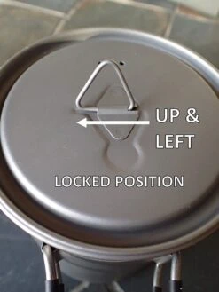 Toaks Titanium 850ml Pot -Sierra Designs Shop Up