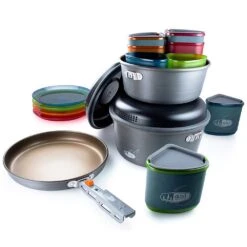 GSI Outdoors Pinnacle Camper Cookset -Sierra Designs Shop gsi outdoors pinnacle camper set