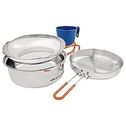 GSI Outdoors Glacier Stainless Steel Mess Kit -Sierra Designs Shop image 2257
