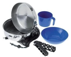 GSI Outdoors Glacier Stainless Steel Mess Kit -Sierra Designs Shop image 2258