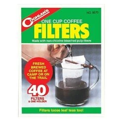 Coghlan's One Cup Coffee Filters -Sierra Designs Shop image 2285