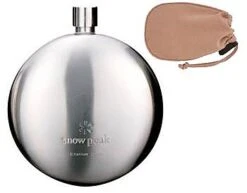 Snow Peak Titanium Curved Flask -Sierra Designs Shop image 2289