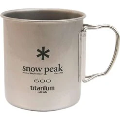 Snow Peak Titanium Single Wall 600 Cup -Sierra Designs Shop image 2342