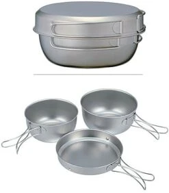 Snow Peak Titanium Cook Set, 3Pcs -Sierra Designs Shop image 2361
