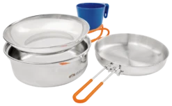 GSI Outdoors Glacier Stainless Steel Mess Kit -Sierra Designs Shop image 87