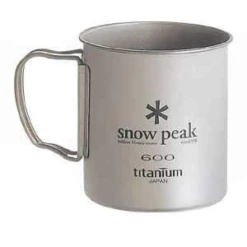 Snow Peak Titanium Single Wall 600 Cup -Sierra Designs Shop l302767