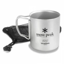 Snow Peak Ti-Double 450 Cup -Sierra Designs Shop l414255