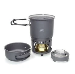 Esbit Alcohol Stove & Trekking Cookset CS985HA -Sierra Designs Shop opplanet esbit alcohol burner trekking cookset aaadcd