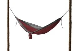 Grand Trunk Single Parachute Nylon Hammock -Sierra Designs Shop opplanet grand trunk single parachute nylon hammock crimson charcoal main