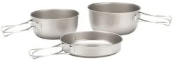 Snow Peak Titanium Cookset, 3 Piece